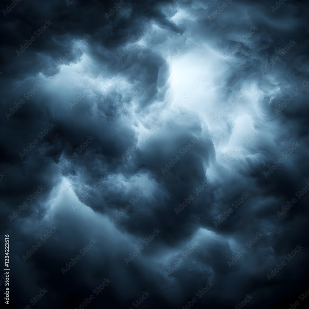 Obraz premium Dark Storm Cloudscape Dramatic Sky