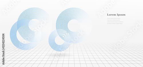 幾何学 抽象 サークル 建築 グリッド パターン 背景