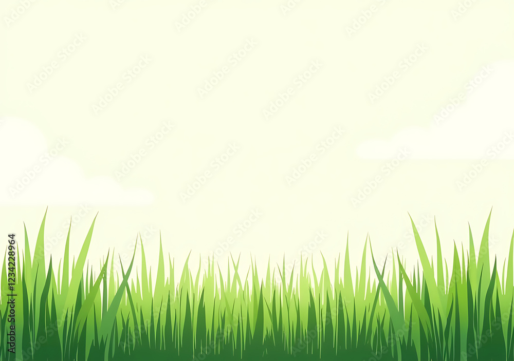 green grass provides calming natural background outdoor spaces