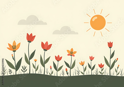 mild temperatures bring life plants early spring season warmer days approaching slowly
