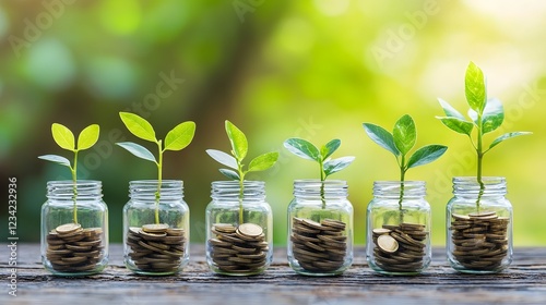 Futuristic Corporate Development Interface Advancing Towards 2025 Growth Vision
