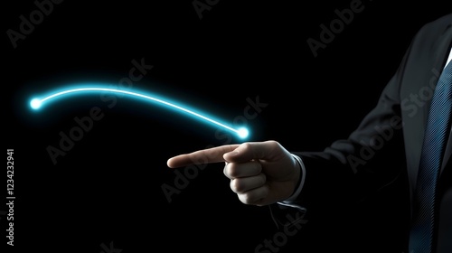 Innovation and Progress Concept of Professional Pointing at Increasing Virtual Business Graph