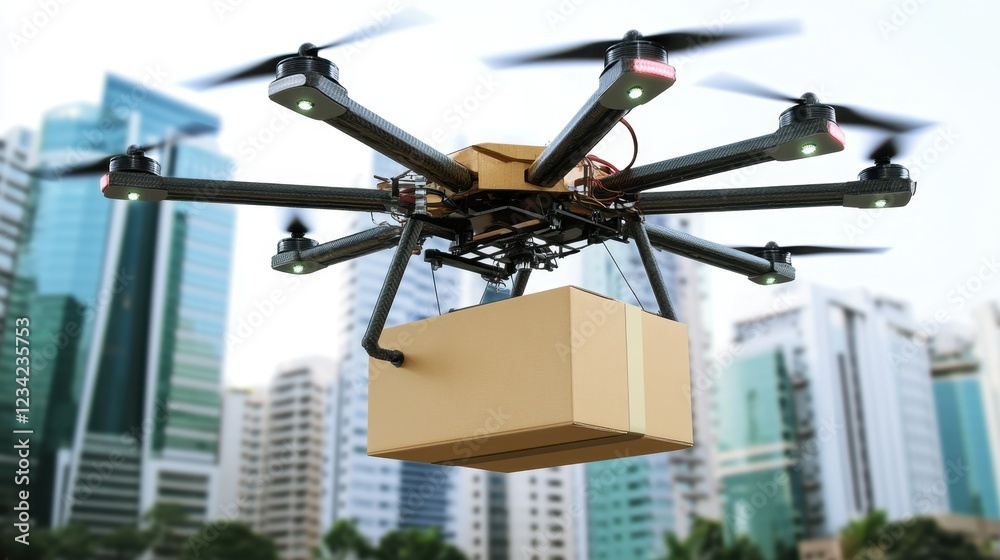 A drone-based delivery system carrying packages in an automated manner. A drone-based delivery system carrying packages in an automated manner.