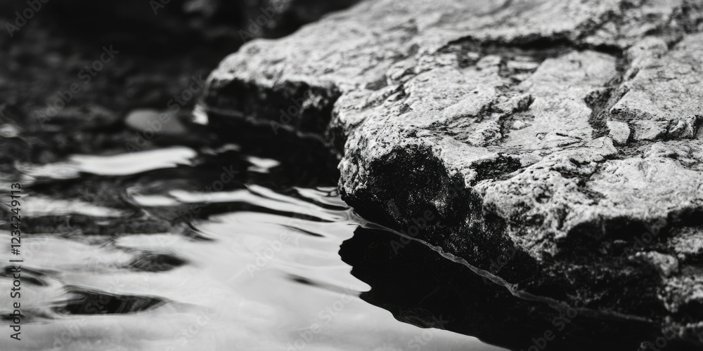 Fototapeta premium Serene Reflection on Still Waters