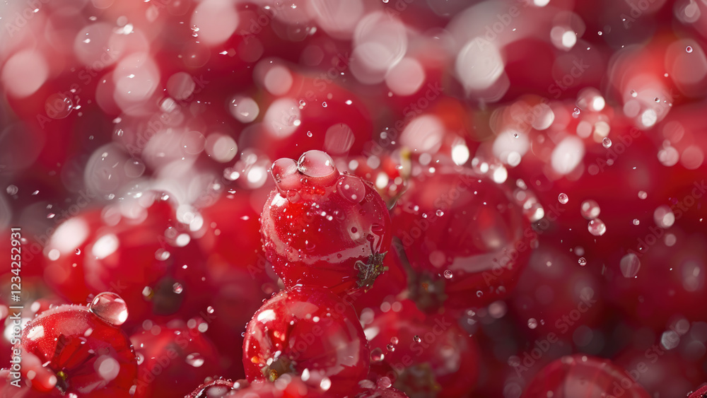 Close-Up of Fresh Red Tomatoes with Water Droplets on a Blurry Background Close-Up of Fresh Red Tomatoes with Water Droplets on a Blurry Background
