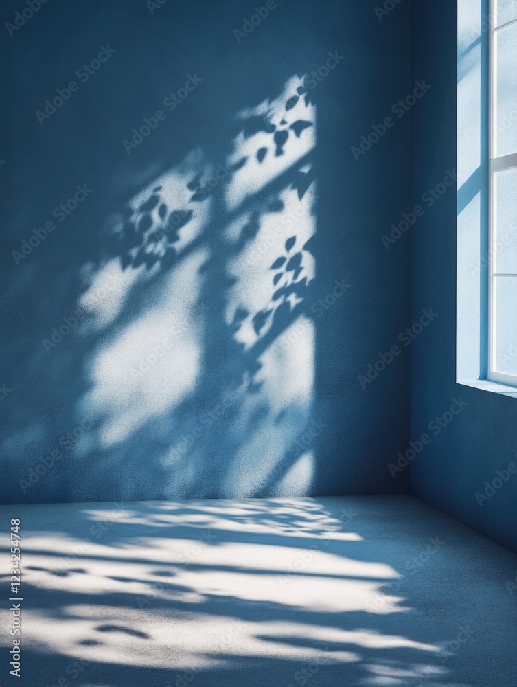 Fototapeta premium Tranquil Sunlight Streams Through an Open Window