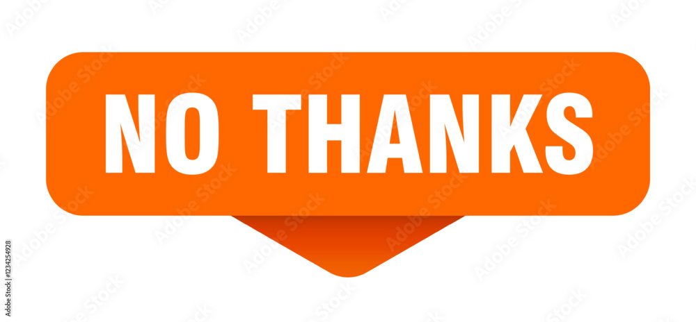 no thanks sticker. no thanks sign on transparent background no thanks sticker. no thanks sign on transparent background