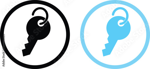 key icon set. Key vector icon. key lock icon , access account login password icons. Key symbol
