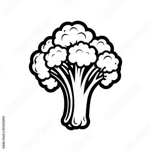 broccoli icon vector