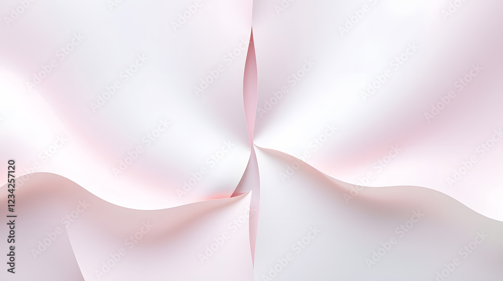 Naklejka premium dreamy abstract background transitioning from light pink to lavender, | generative AI