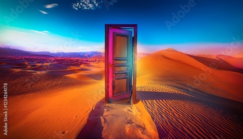 Surreal Dreamscapes, Abstract Fantasy Worlds, and Magical Environments photo