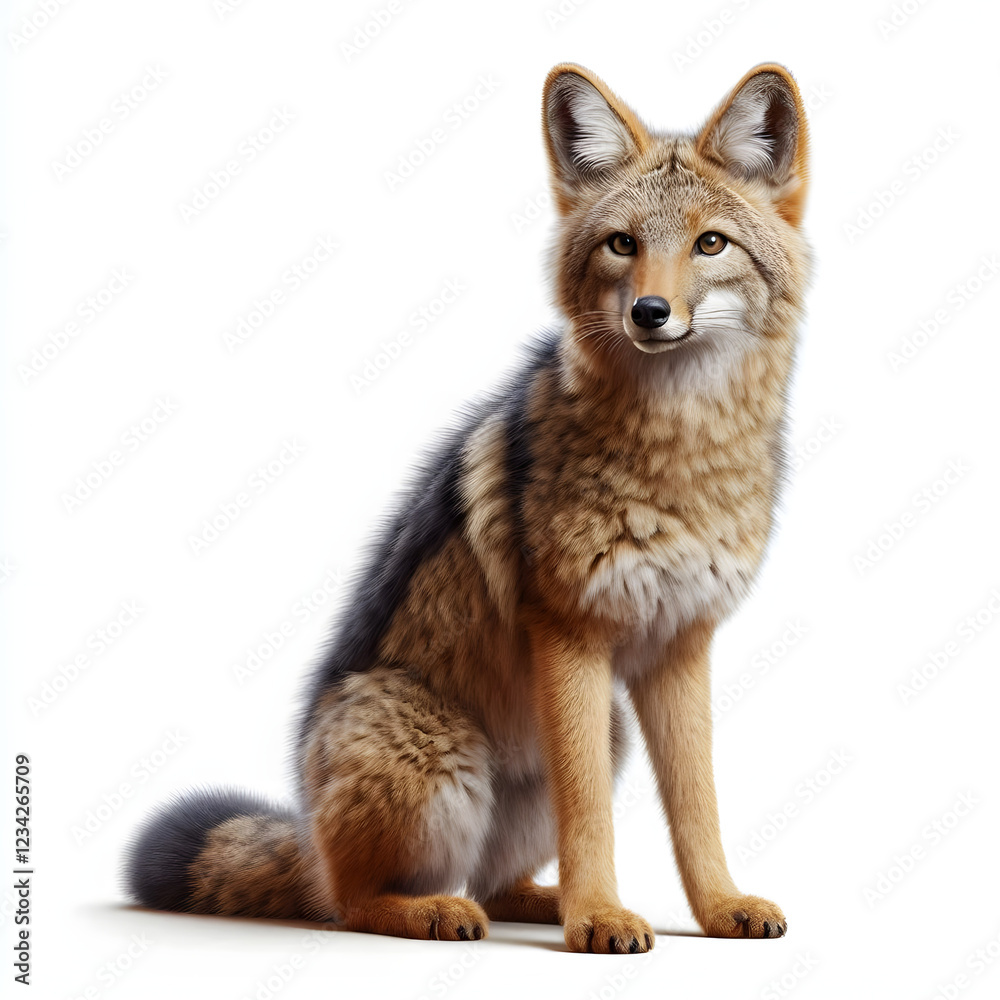 Fototapeta premium wolf isolated on white