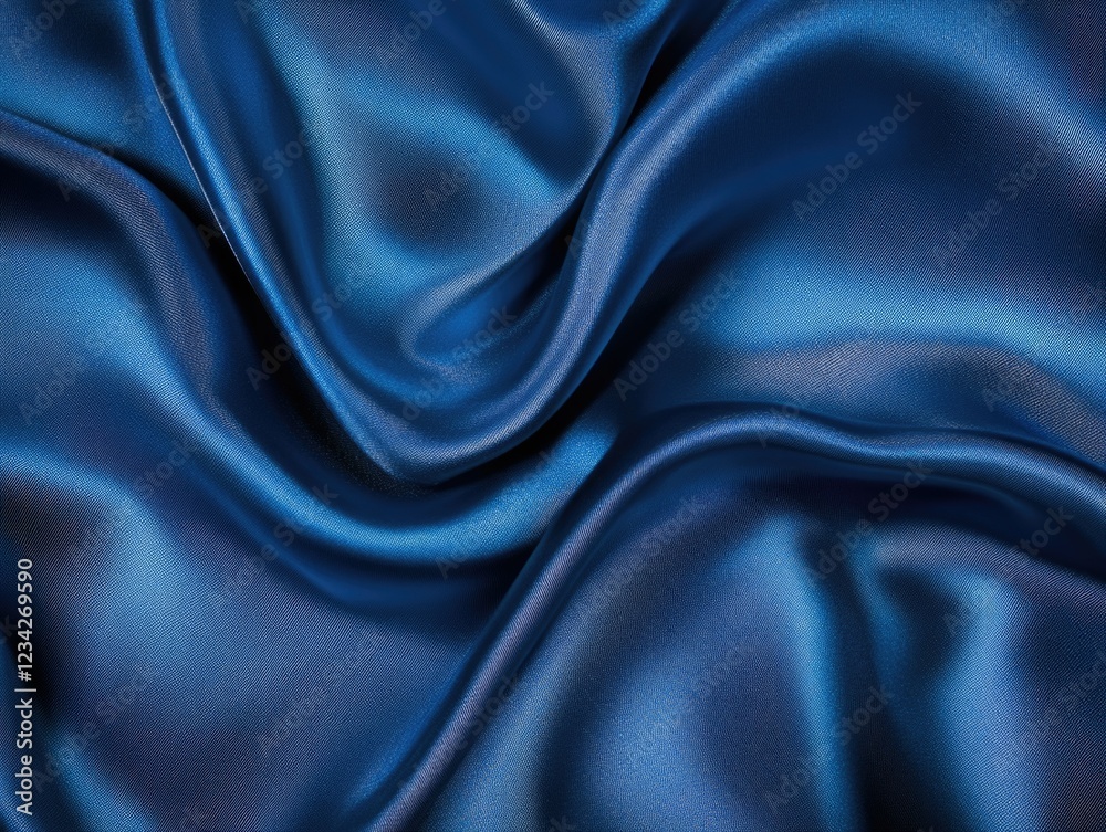 Fototapeta premium Vivid Blue Velvet Fabric
