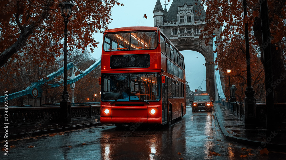 Obraz premium Traffic bus.