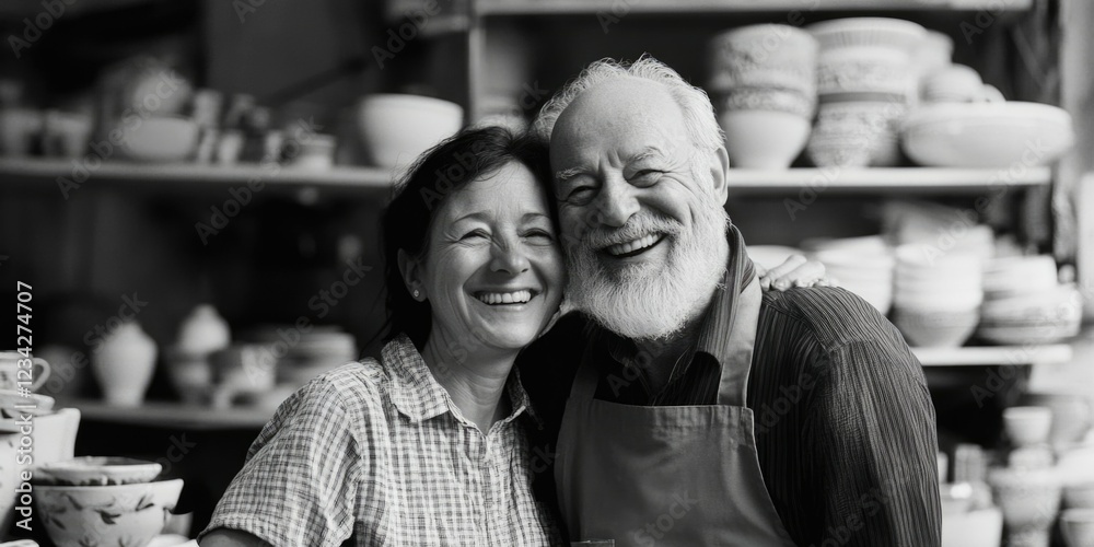 Fototapeta premium Happiness at the Pottery