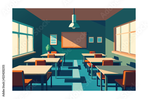 vector illustration of an interior