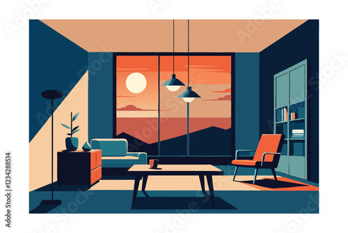interior of a hotel room