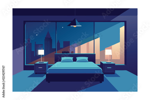 modern bedroom interior