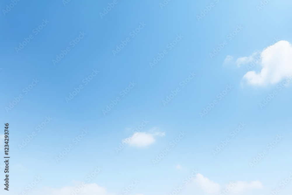 Fototapeta premium Blue sky background clouds atmosphere.