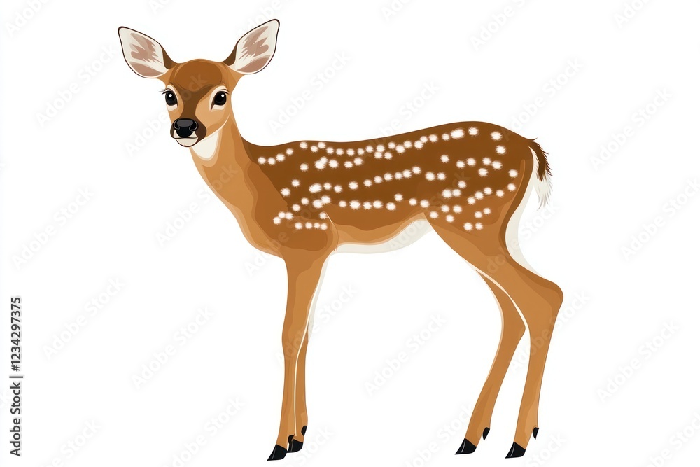 Deer illustration wildlife animal. Deer illustration wildlife animal.