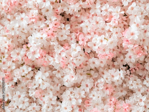 Blossoming Pink Flower Fields