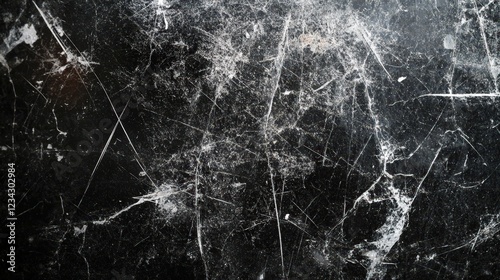 Wallpaper Mural Textured Black Surface with White Scratches and Dust Particles Highlighting Weathered and Worn Features in Abstract Background Composition Torontodigital.ca