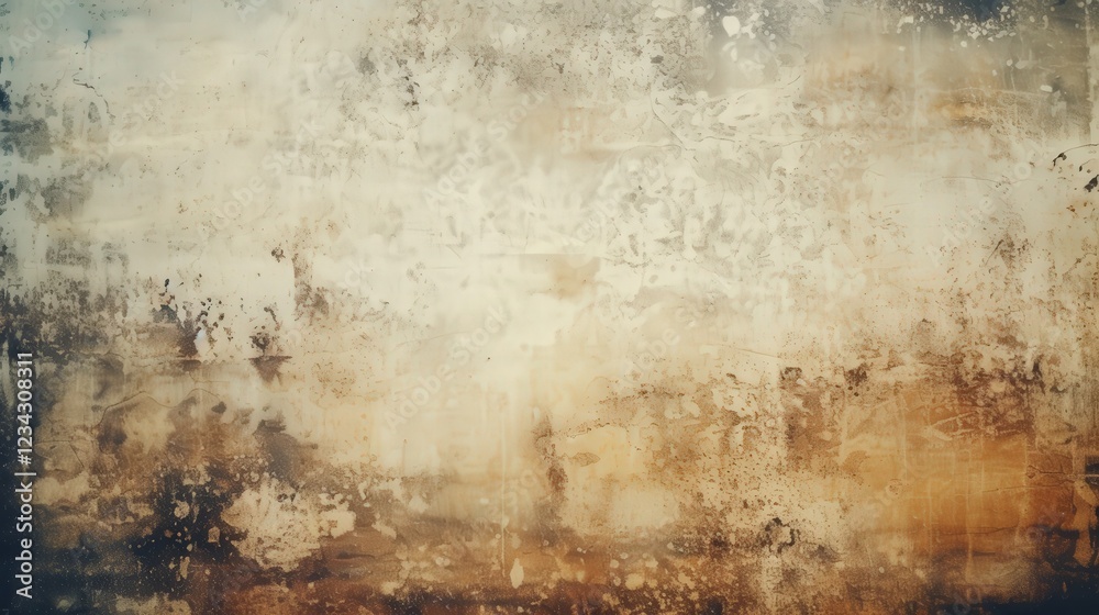 Obraz premium Vintage Distressed Texture Background with Soft Light, Ideal for Design Projects, Artworks, and Creative Inspiration in Various Applications