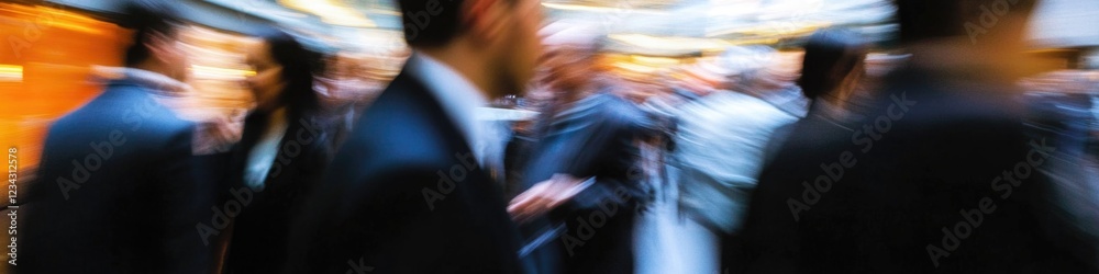 A blurry image of a group of individuals A blurry image of a group of individuals
