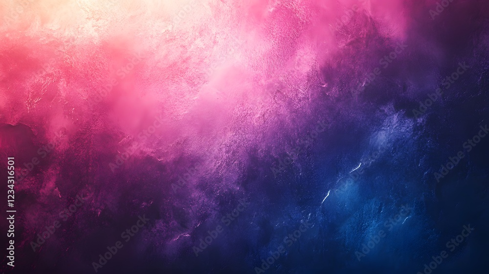 Obraz premium Glowing Purple Galaxy with Sparkling Stars and Cosmic Dust, Abstract Space Background