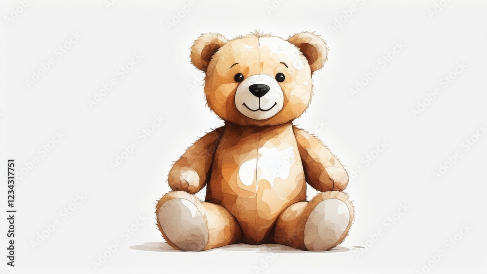Obraz premium teddy bear isolated on white