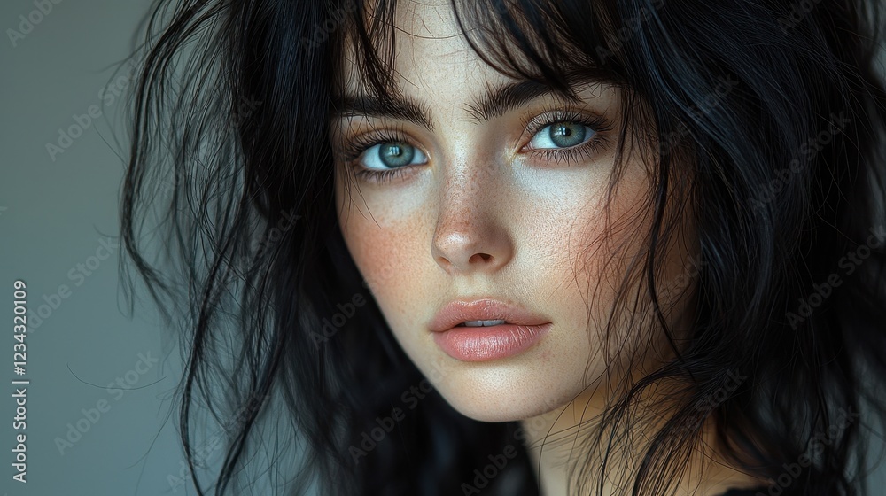 Fototapeta premium Portrait of a beautiful woman.