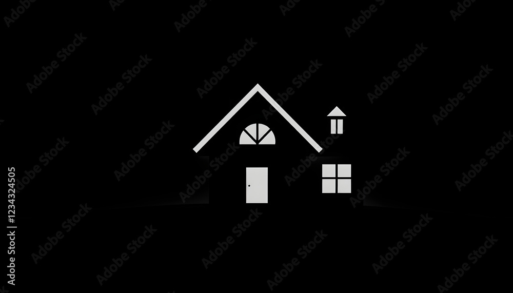 House logo , with white tonespng House logo , with white tonespng
