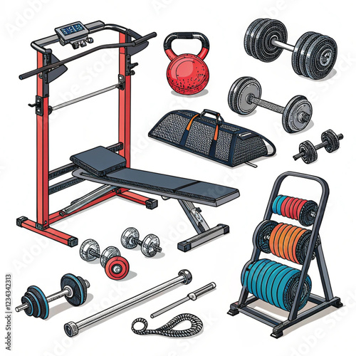 gym equipment's