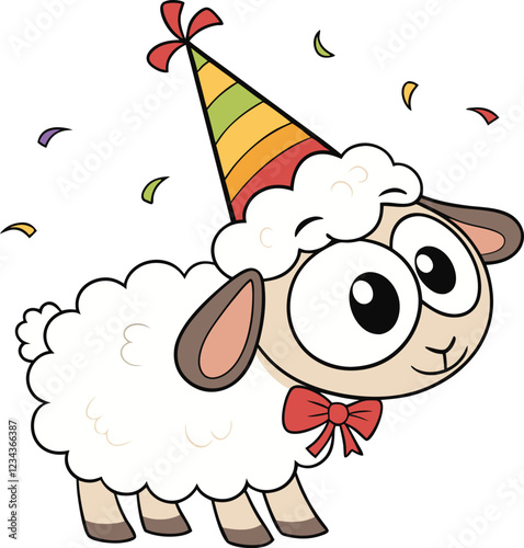 sheep celebrating birthday