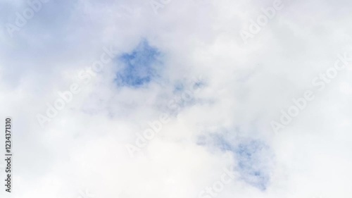 timelapse. clouds flying across the sky