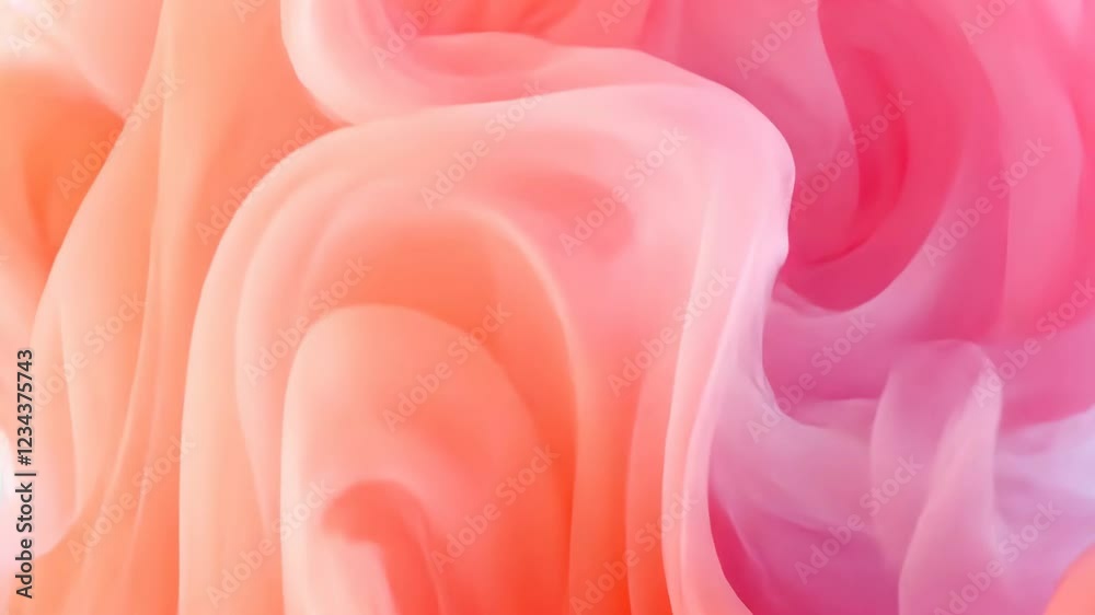Experience a mesmerizing blend of colors and fluid shapes as the animation unfolds smoothly. This abstract journey captures the essence of imagination and creativity in a captivating way
