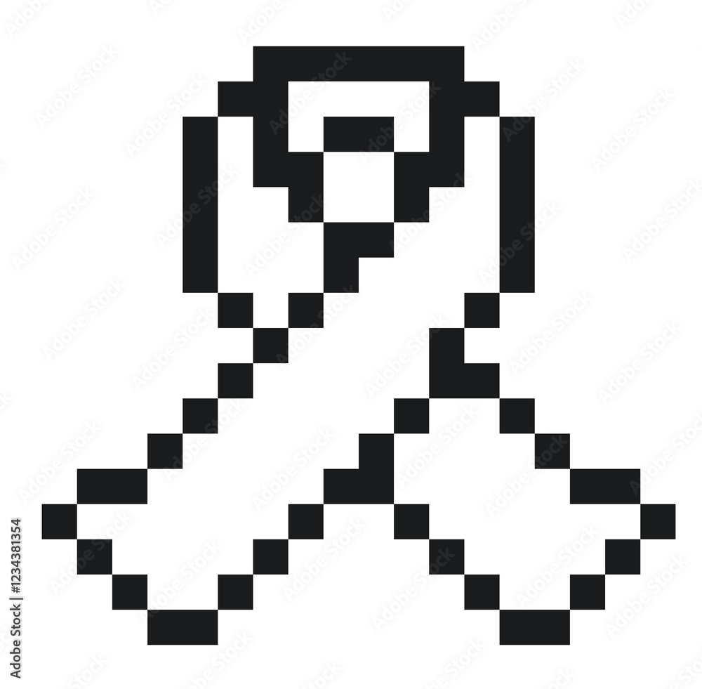 ribbon 8bit pixel art ribbon 8bit pixel art