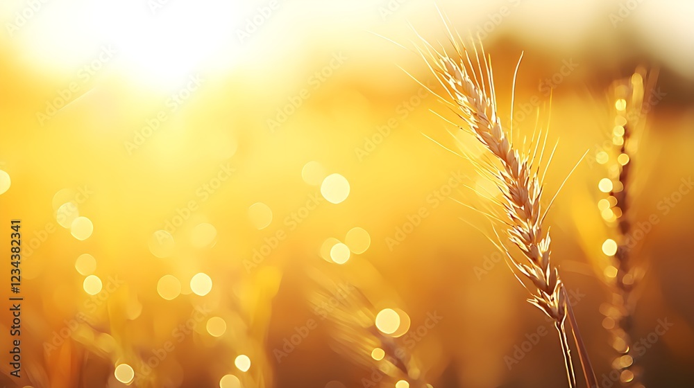 Golden Hour Meadow Warm Sunset Light on Tall Grass Golden Hour Meadow Warm Sunset Light on Tall Grass
