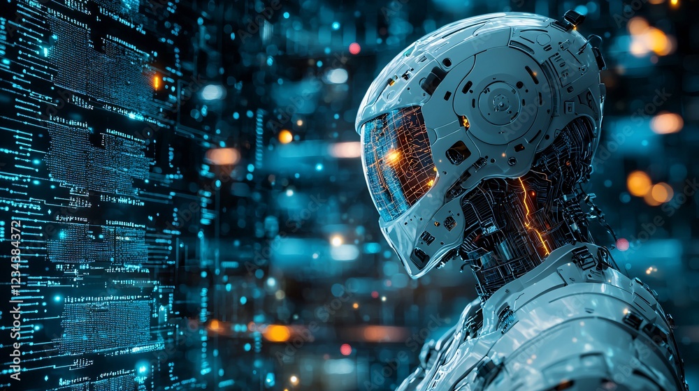 Fototapeta premium Innovative machine learning solutions image