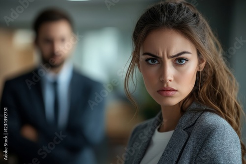 Wallpaper Mural Woman Defending Herself From Sexual Harassment By Boss Torontodigital.ca