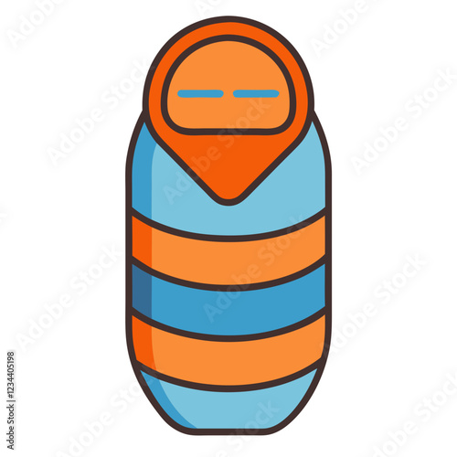 sleeping bag icon design
