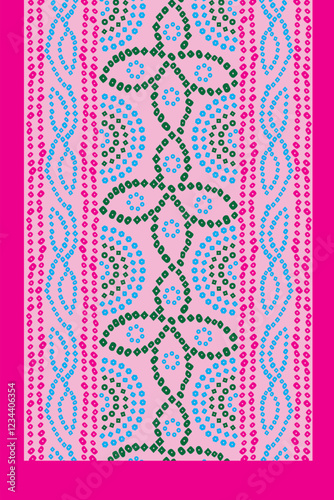 PrintGhagra Pattern Seamless Australian aboriginal pattern Motif embroidery, Pixel Ikat embroidery Design for Print tie dyeing pillowcase sambal puri kurti mughal architecture Pro Vector