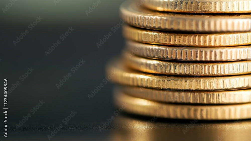 stack of gold coins symbolizing financial fraud and deception, representing investment scams and unethical financial practices in business. stack of gold coins symbolizing financial fraud and deception, representing investment scams and unethical financial practices in business.