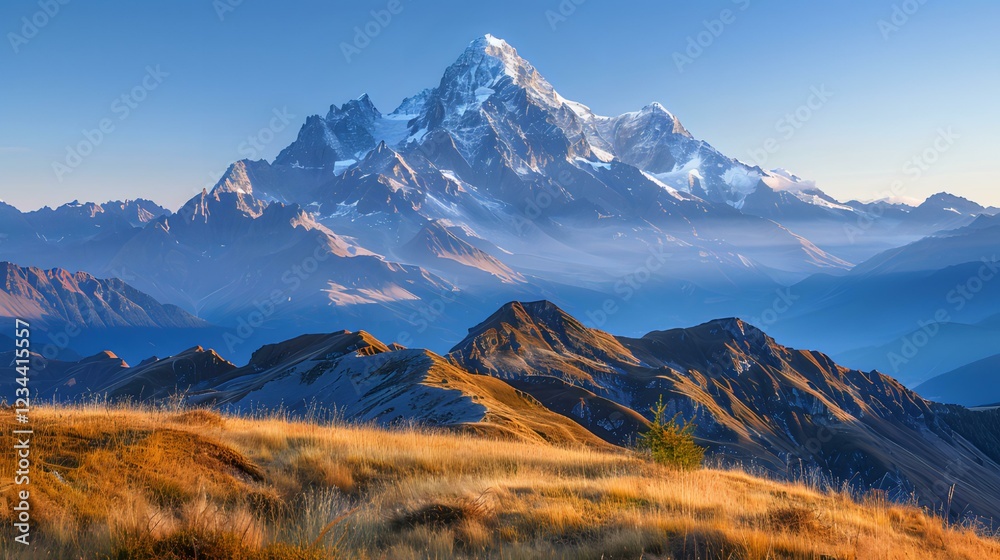 Obraz premium Majestic Mountain Peak
