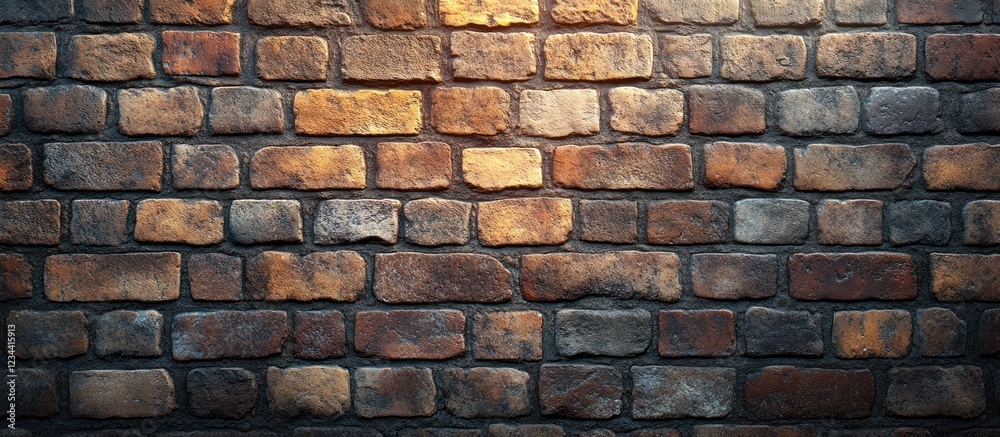 Rustic Old Brick Wall Texture. Rustic Old Brick Wall Texture.