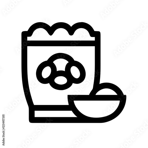 snacks icon design