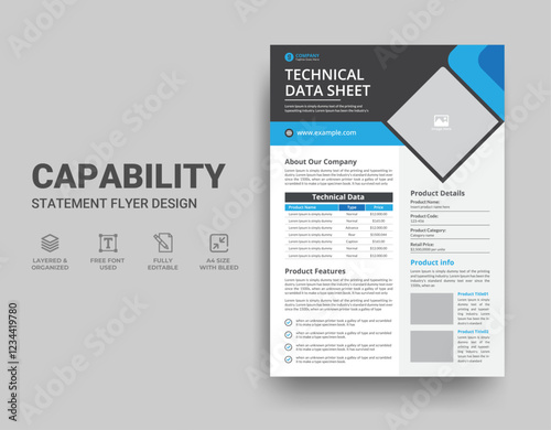 Capability Statement Template Design
