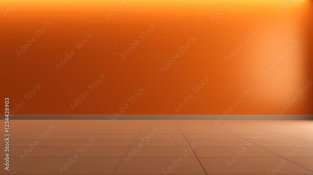 3D Render of an Empty Dark Orange Wall Background with Soft Lighting and Smooth Surface Ideal for Creative and Abstract Visual Projects 3D Render of an Empty Dark Orange Wall Background with Soft Lighting and Smooth Surface Ideal for Creative and Abstract Visual Projects