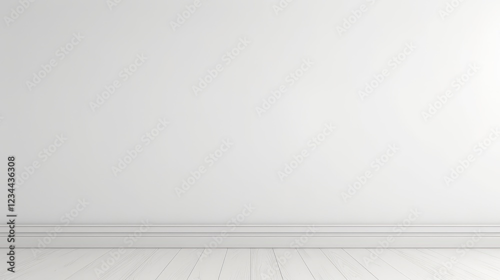 Minimalist 3D Render of an Empty White Wall Background with Clean Lines and Modern Design Aesthetic for Use in Various Projects Minimalist 3D Render of an Empty White Wall Background with Clean Lines and Modern Design Aesthetic for Use in Various Projects
