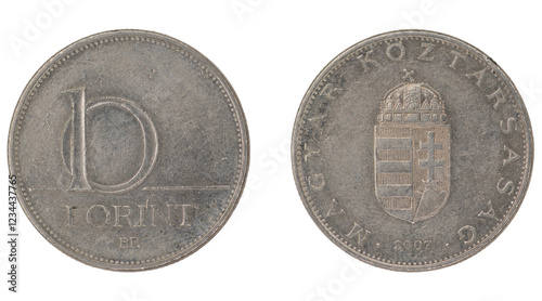 Canvas Print 10 forint